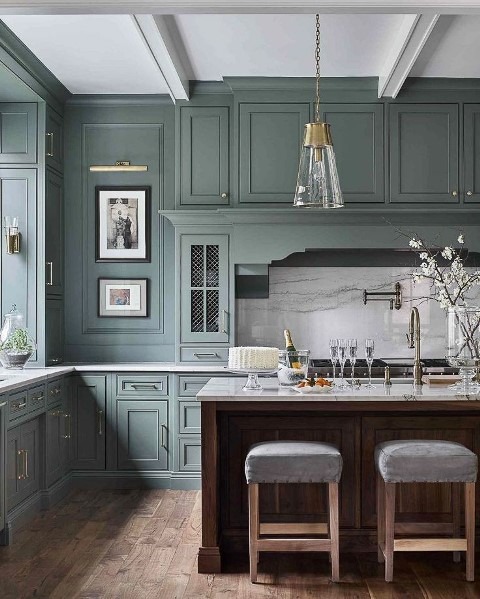 neoclassic style kitchen