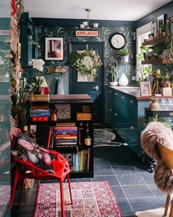 maximalism style kitchen