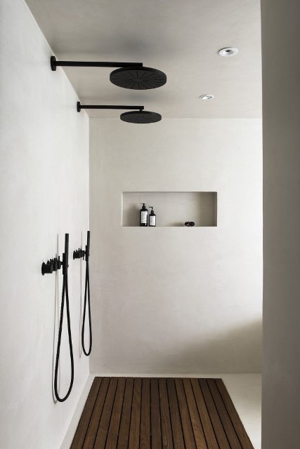 minimal style interior design bath room