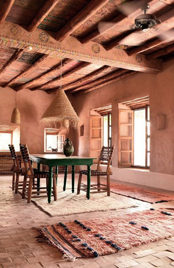 morocco style dining room