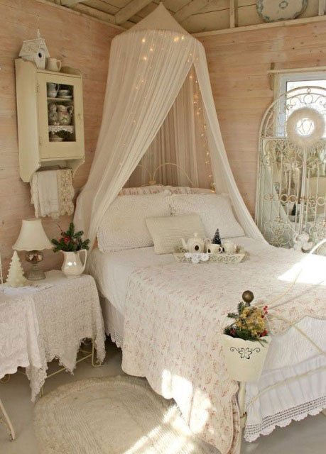 shabby chic style bedroom