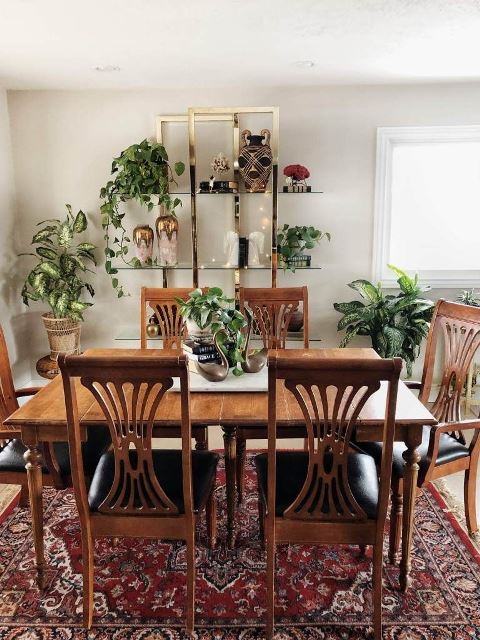 vintage style dining room