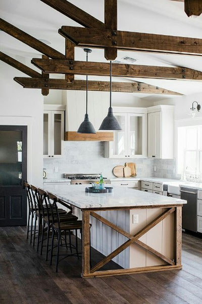 rustic style kitchen