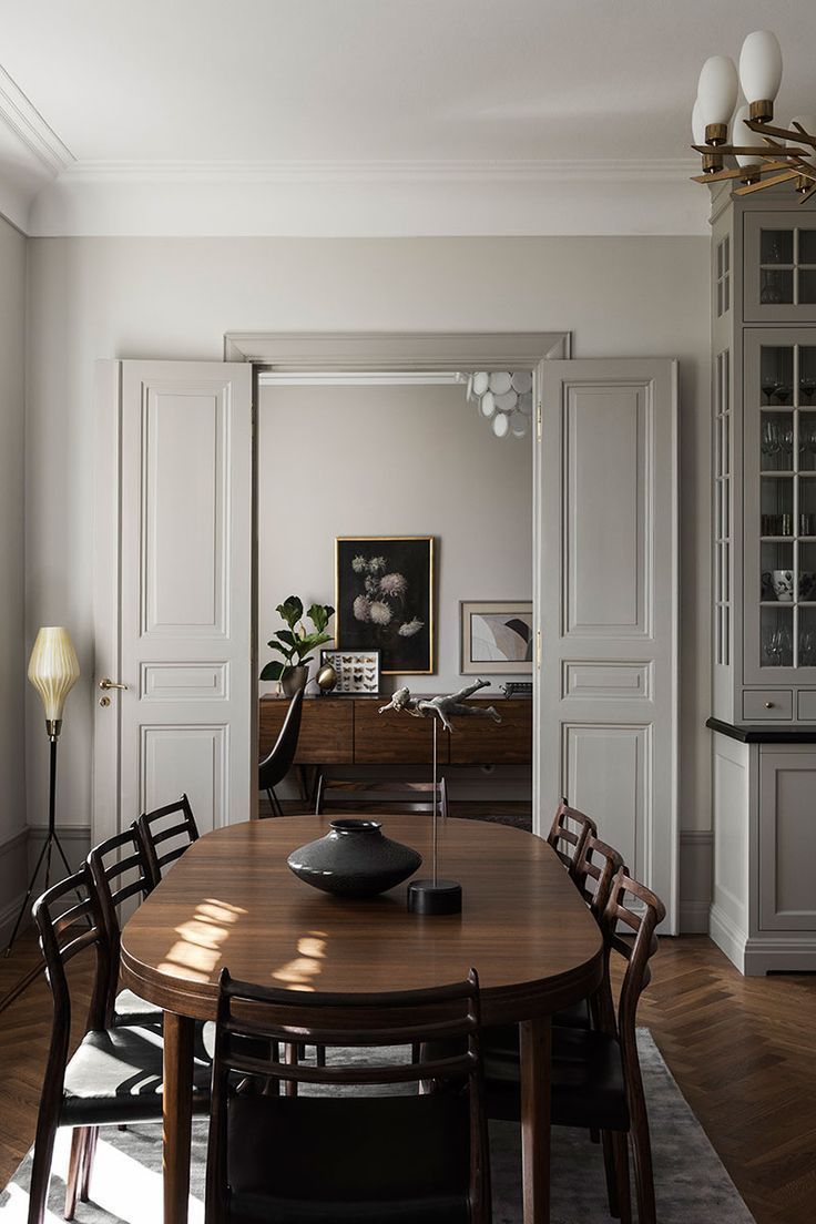 Swedish style dining room